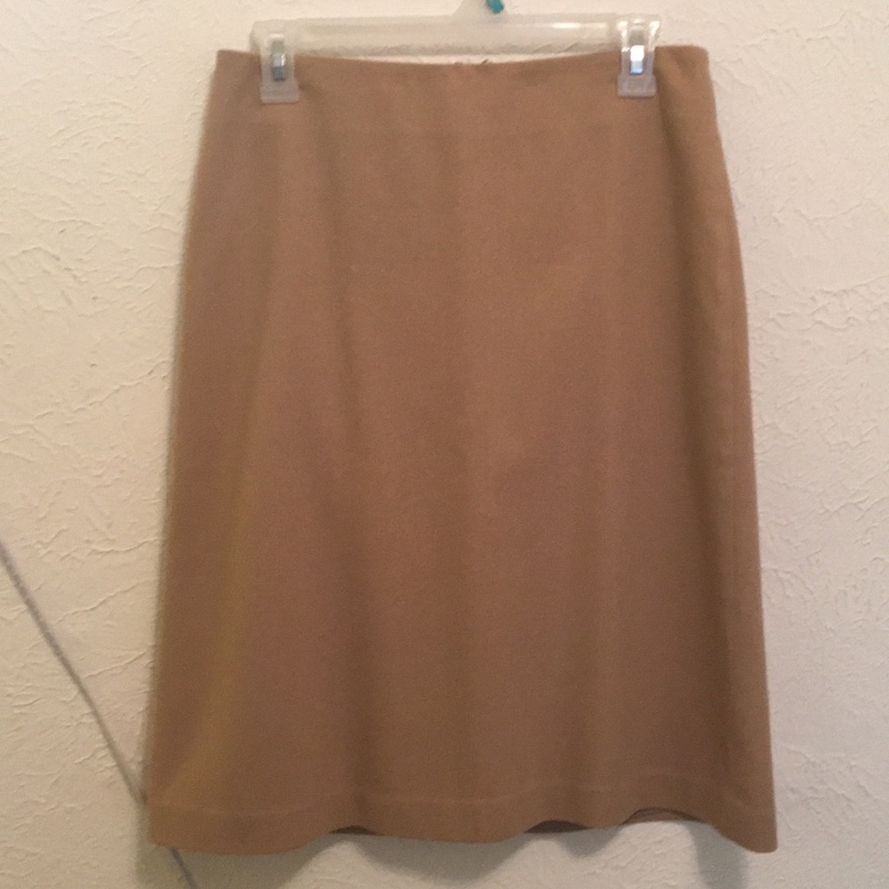Tan Wool Skirt from Gap